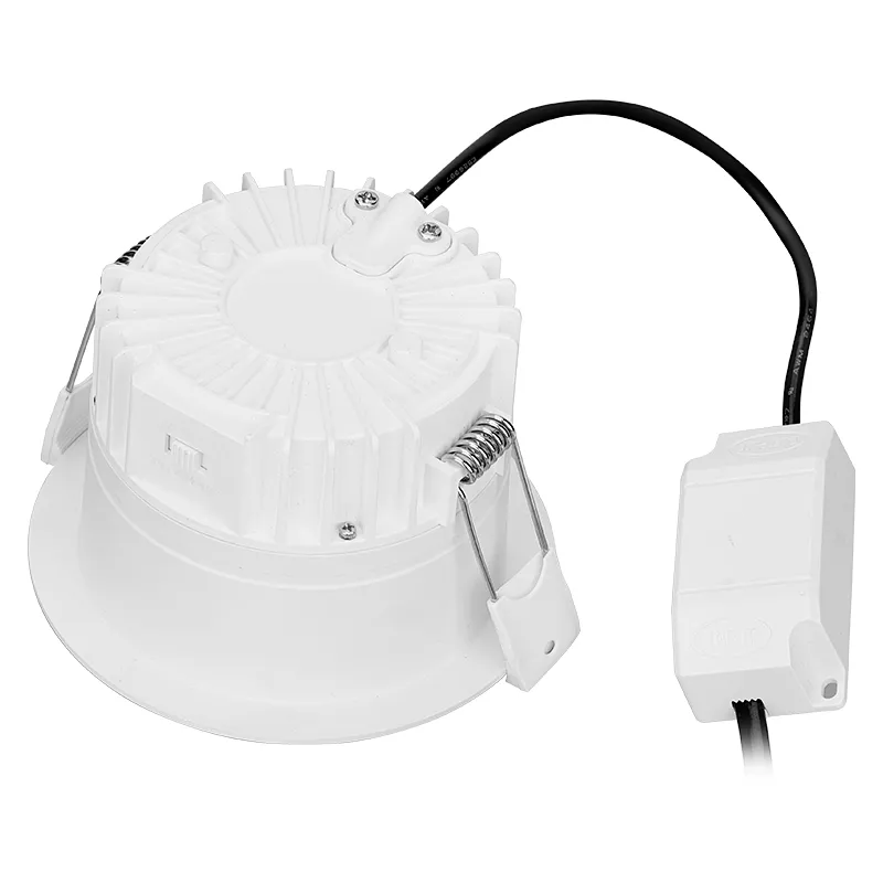 8w, anti-glare downlight, UGR<19, IC-4, IP20 downlight, Triac dimmable, 3 CCT changeable with flex and plug